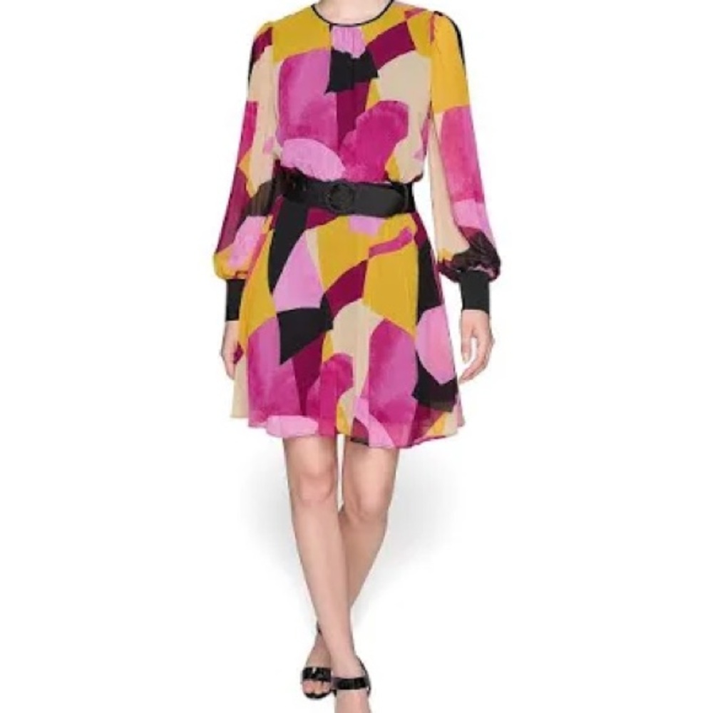 Karl Lagerfeld chiffon dress women’s size 4